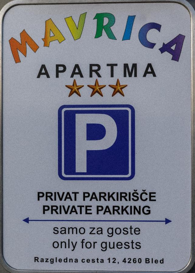 Apartment Mavrica Μπλεντ Εξωτερικό φωτογραφία